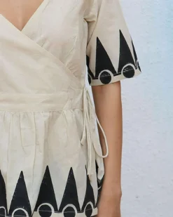 Ariel Blockprinted Cotton Top - NOMAD