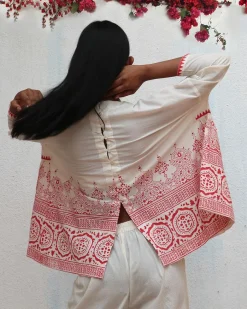 Arpina Blockprinted Cotton Shirt - BGVL