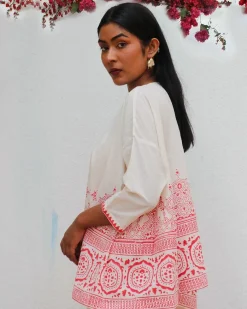 Arpina Blockprinted Cotton Shirt - BGVL