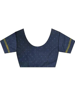 Blue Bird Hand Blockprinted Cotton Saree