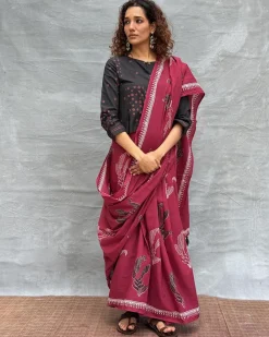 Breeze Blockprinted Cotton Saree