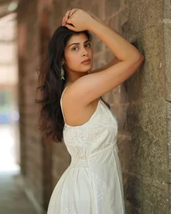 Buttercup Fade Ivory Block Printed Dress - SFD