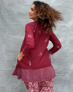 Chirp of Dawn Blockprinted Cotton Top