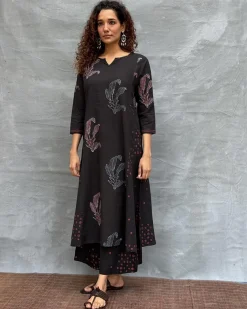 Dewlit Glow Blockprinted Cotton Kurti