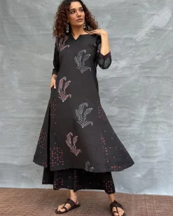 Dewlit Glow Blockprinted Cotton Kurti