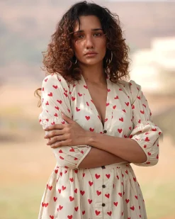 Dil Dariya Handblock Printed Cotton Dress