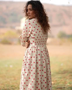 Dil Dariya Handblock Printed Cotton Dress