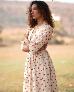Dil Dariya Handblock Printed Cotton Dress