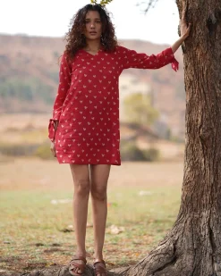 Dil Maange More Handblock Printed Cotton Dress