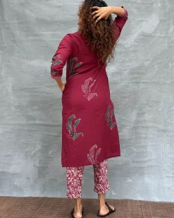 Earth’s Pulse Blockprinted Cotton Kurti