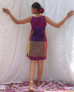 Iris Handwoven Cotton Dress - RC