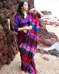 Kashish Handwoven Cotton Saree - Holi