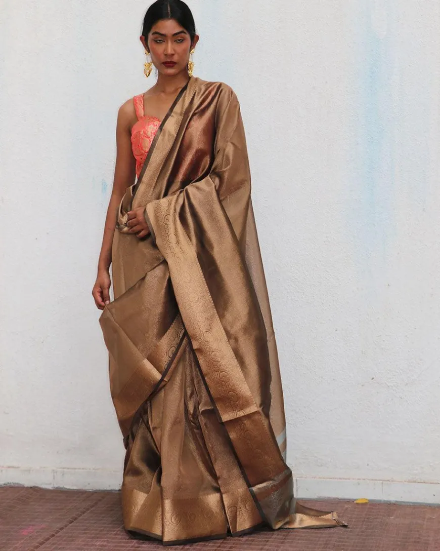 Mahua Khimkab Brocade Blouse - Nargiz