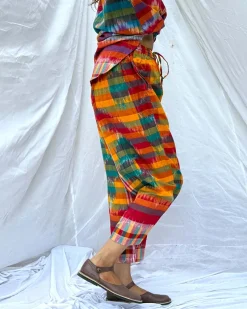 Matir Gaan Gamcha Cotton Pant - GMC