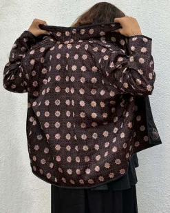 Moonchild Mashru Silk Reversible Quilted Jacket