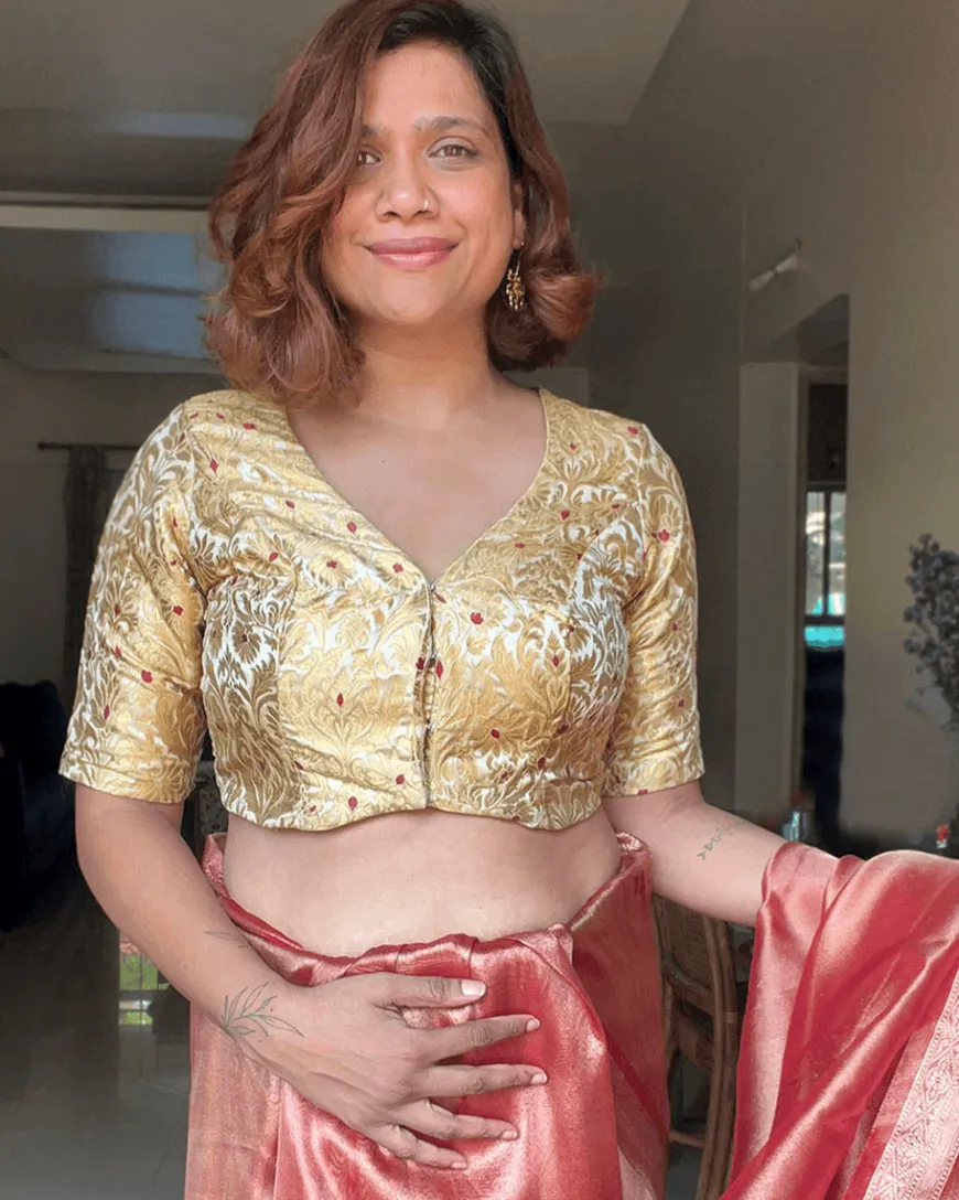 Mugdha Khimkab Brocade Blouse - Nargiz