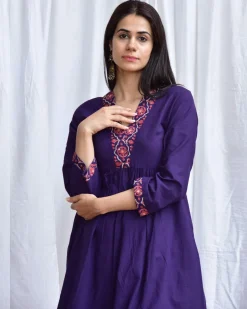 Neelam Handblockprinted Cotton Kurta Set Of 2-Sor