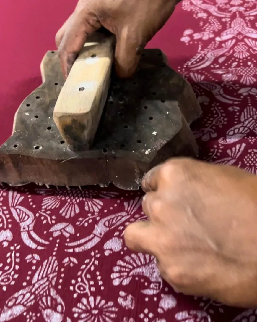 Night’s Sigh Block printed Cotton Kurti