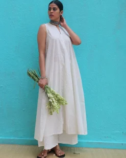 Pakeezah Cotton Kurta Set - Safed