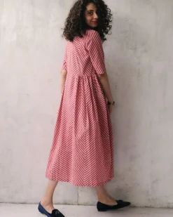 Pink Blockprinted Cotton Dress
