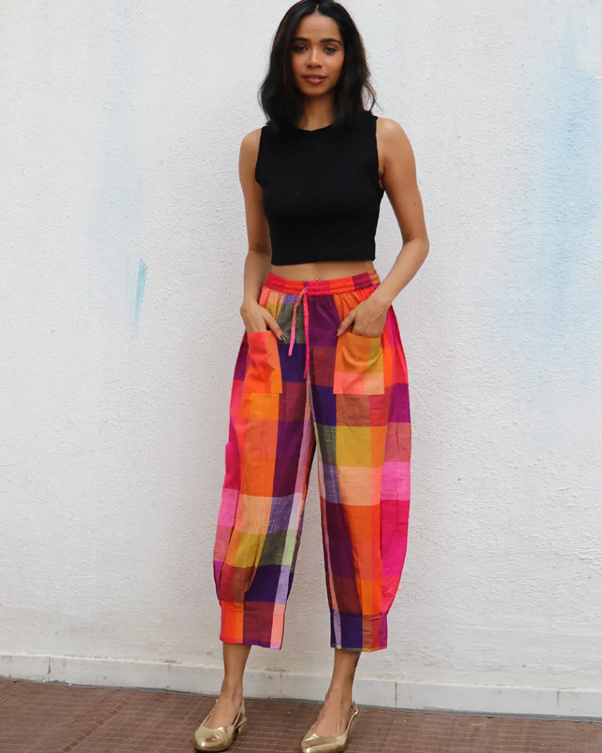 Raveena Handwoven Cotton Pants