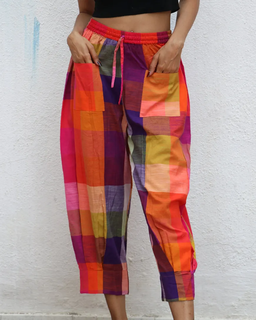 Raveena Handwoven Cotton Pants