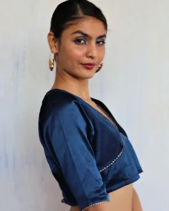 Revati Mashru Silk Blouse- Roshni