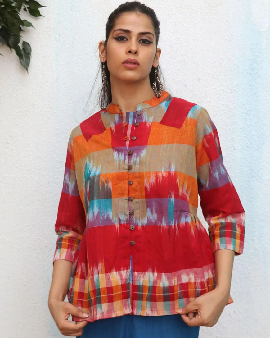 Rinaaz Gamcha Cotton Top