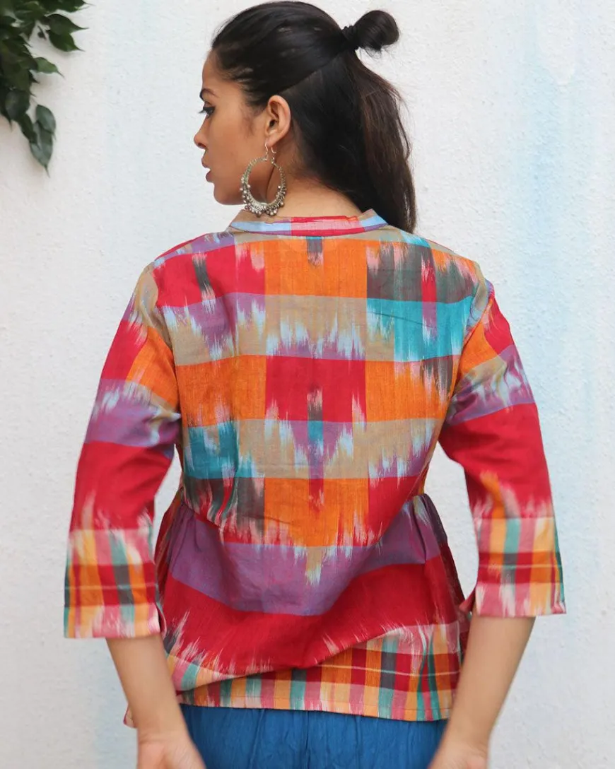 Rinaaz Gamcha Cotton Top