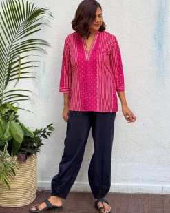 Rita Block Printed Cotton Kurti