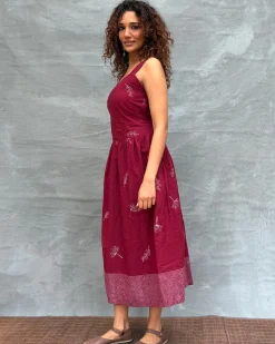 Riversong Block printed Cotton Dress
