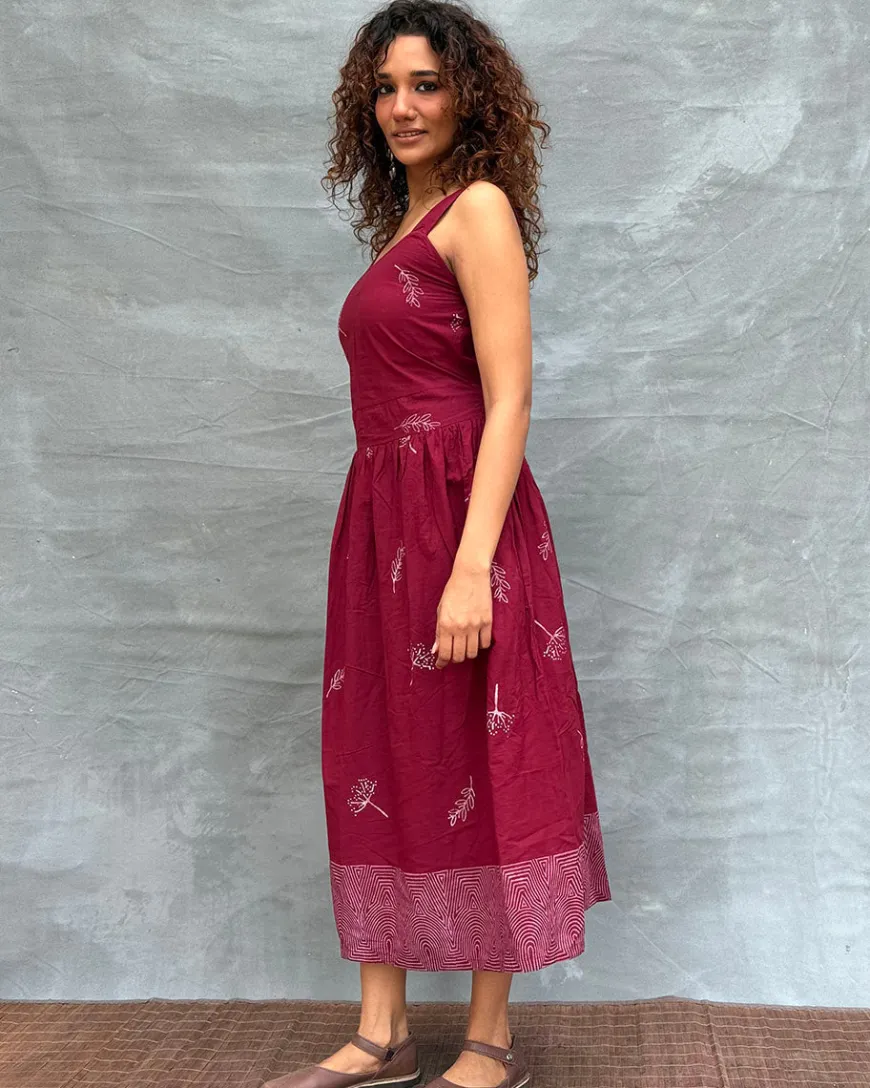 Riversong Block printed Cotton Dress