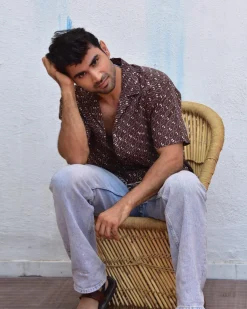 Rustic Rhapsody Handblockprinted Pure Cotton Shirt