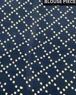 Saadiyah Blockprinted Cotton Saree - NOMAD