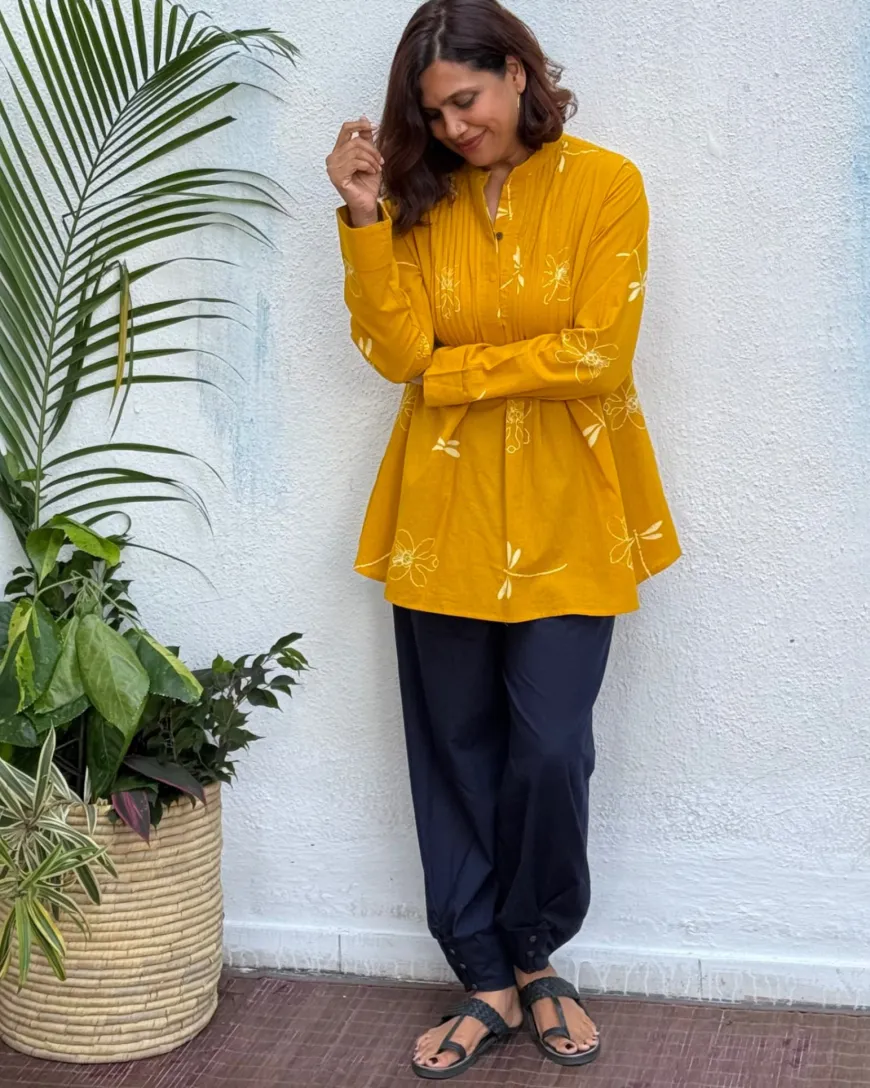 Saher Block Printed Cotton Kurti