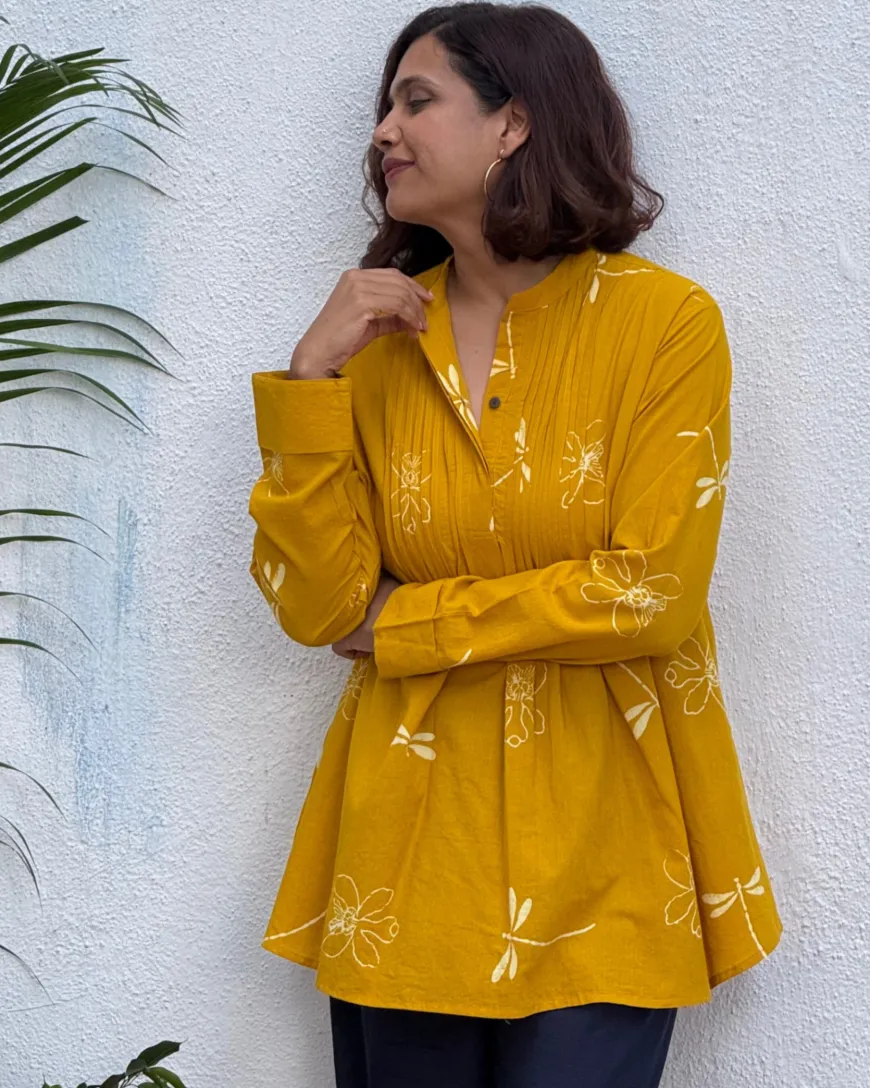 Saher Block Printed Cotton Kurti
