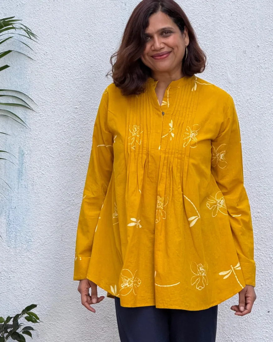 Saher Block Printed Cotton Kurti