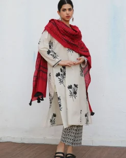 Saira Block printed Kurta Set - NOMAD