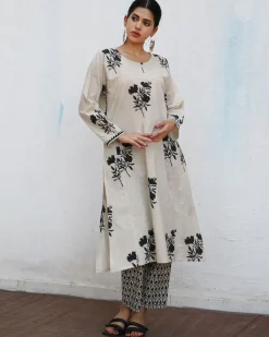Saira Block printed Kurta Set - NOMAD