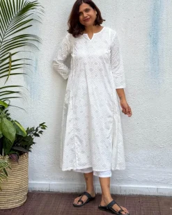 Shagufta Block Printed Cotton Kurti