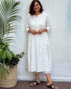 Shagufta Block Printed Cotton Kurti