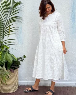 Shagufta Block Printed Cotton Kurti