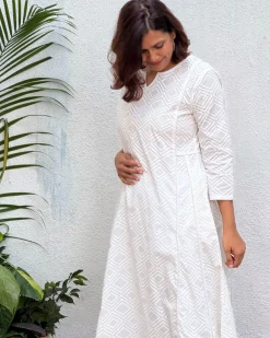 Shagufta Block Printed Cotton Kurti
