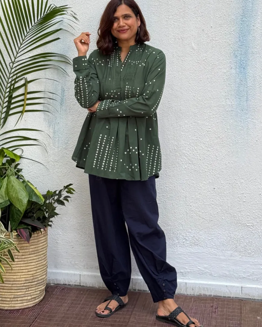 Shalini Block Printed Cotton Kurti