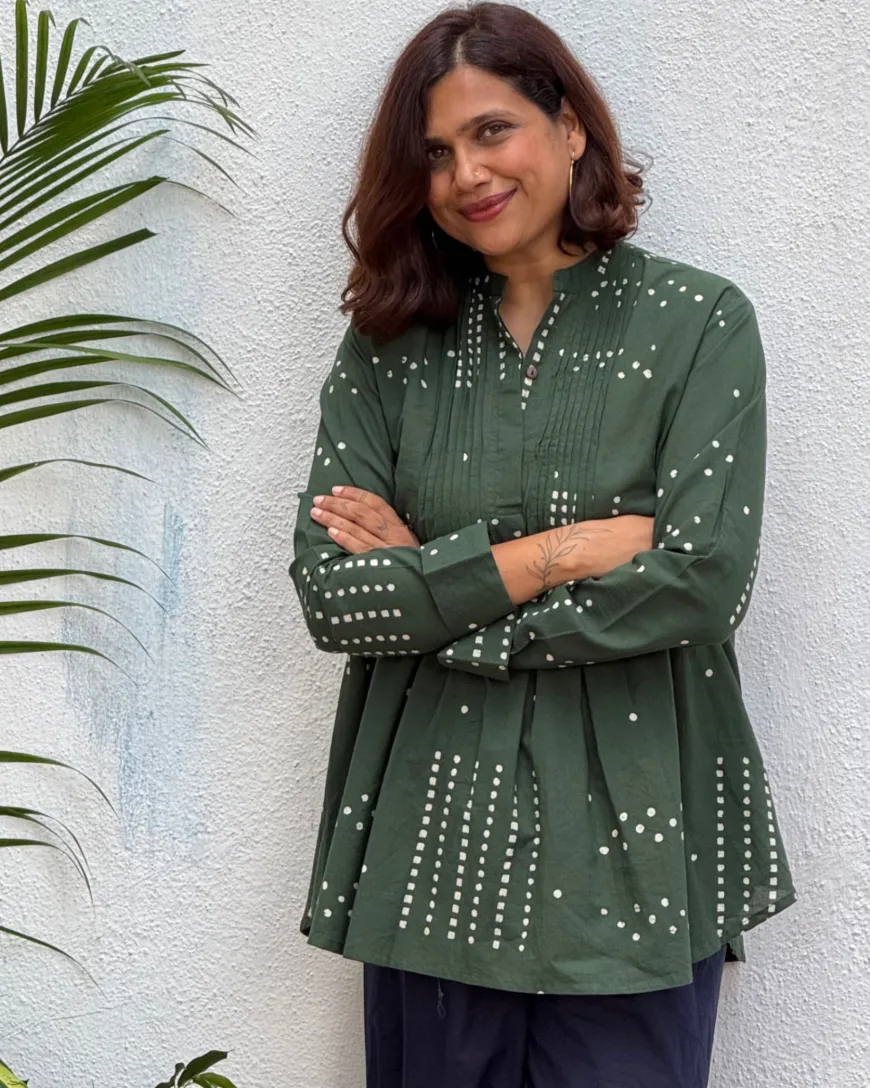 Shalini Block Printed Cotton Kurti