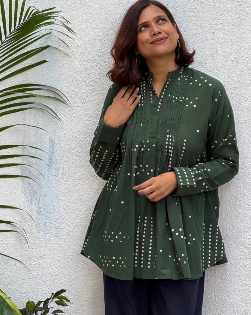 Shalini Block Printed Cotton Kurti
