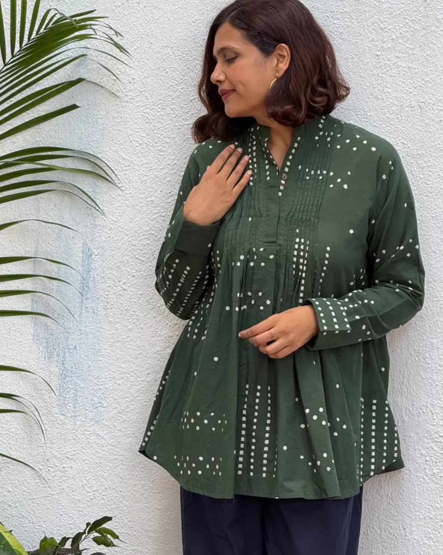 Shalini Block Printed Cotton Kurti