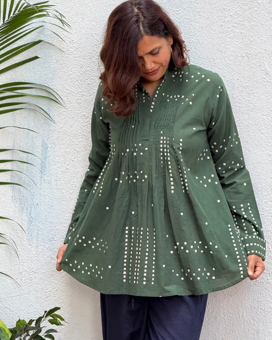 Shalini Block Printed Cotton Kurti