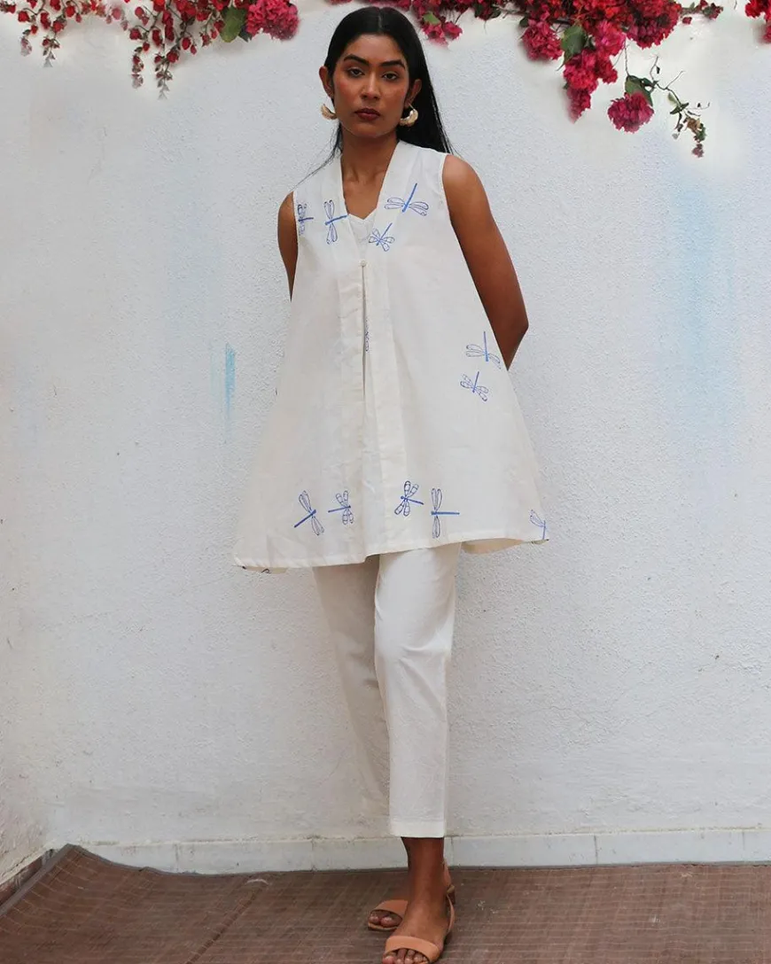 Soha Blockprinted Cotton Top - BGVL