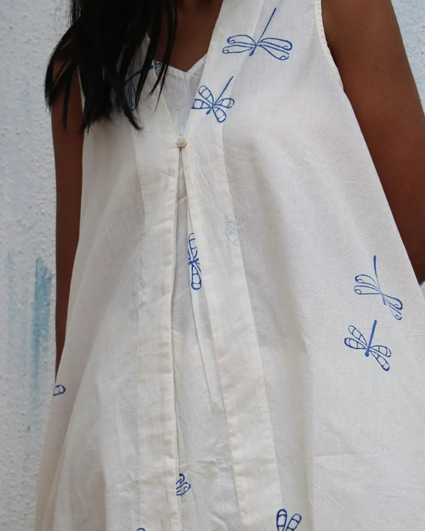 Soha Blockprinted Cotton Top - BGVL